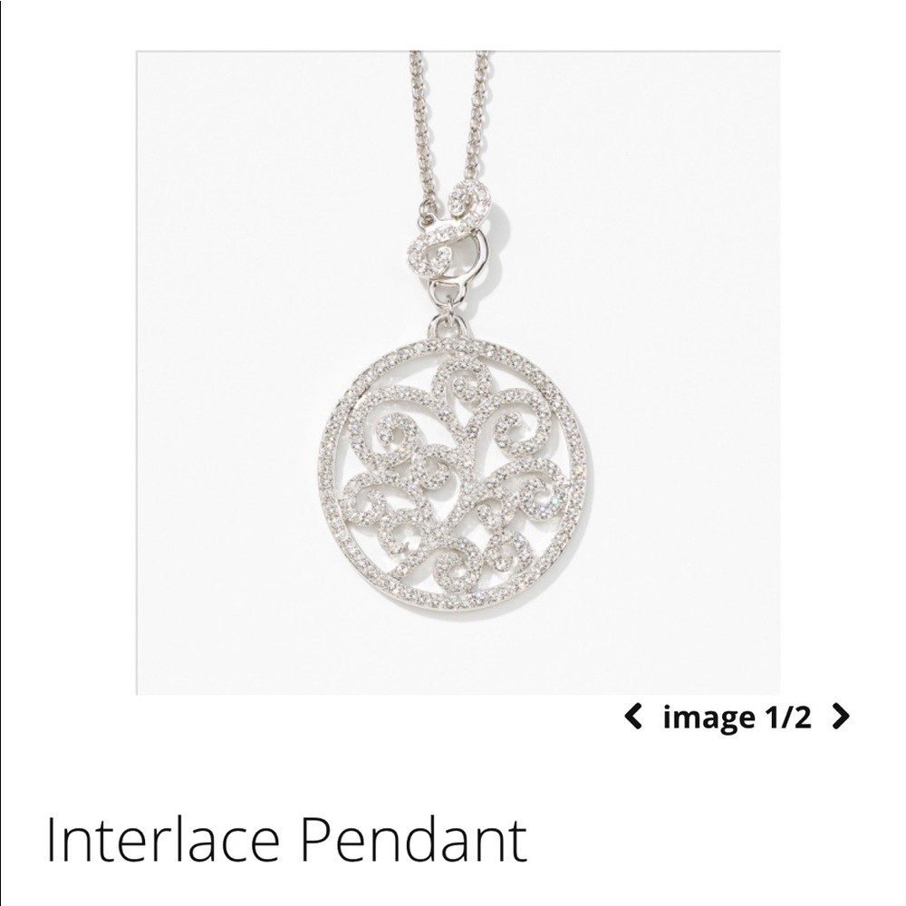 Touchstone Crystals “Interlace Pendant”  Up to 34”